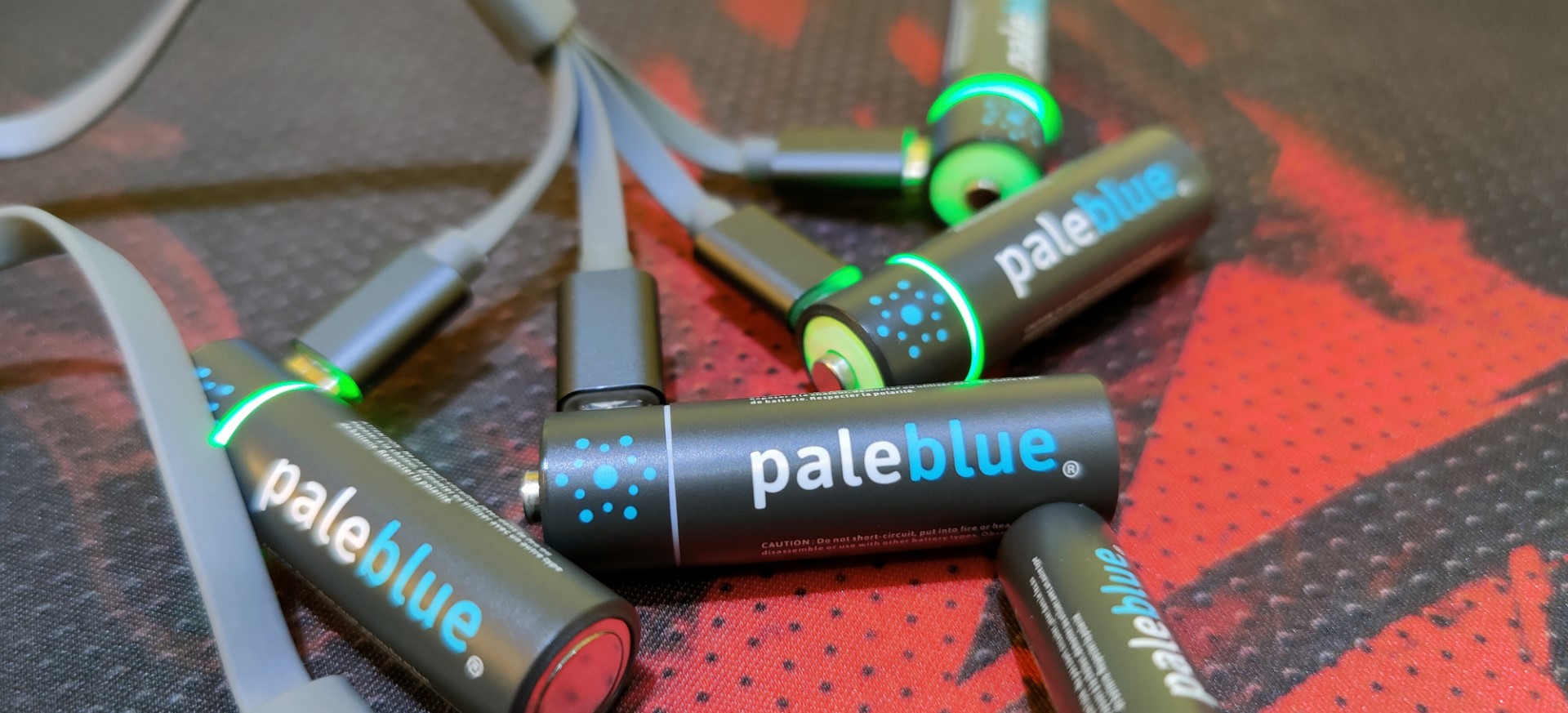 Pile rechargeable PALE BLUE USB D Cell (LR20)