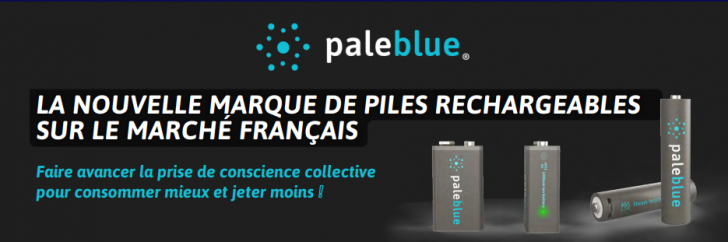 Piles Rechargeables USBAAA / LR03 Type C - Pale Blue
