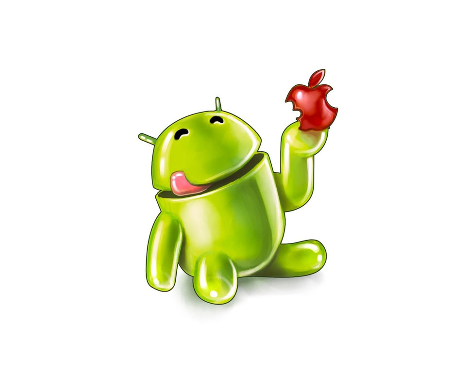 android-eating-apple-wallpaper